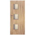 Dvere vnútorné Trio 3*3 70P dub sonoma