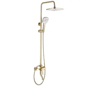 Sprchová súprava Rea Argus zlatá kartáčovaná