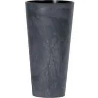 Kvetináč Tubus Slim Effect Antracit  DTUS150E-S433