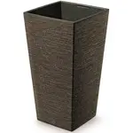 Kvetináč Furu štvorec Eco Wood 350 – káva eco