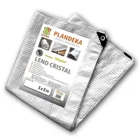 Plachta vystužená Leno Cristal 5x8m, 100g -priehladná