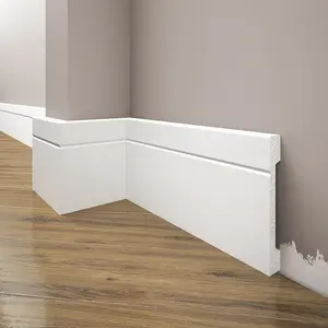 Podlahová lišta  Elegance LPC-20-101 biela matná