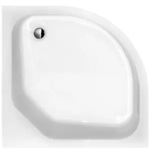 Sprchová vanička polkruhová Diper II 90/90/15/25 + nohy