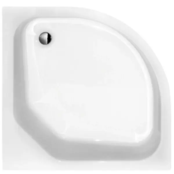 Sprchová vanička polkruhová Diper II 90/90/15/25 + nohy