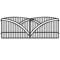 Brána Genua 397x145 ZN RAL9005 mat