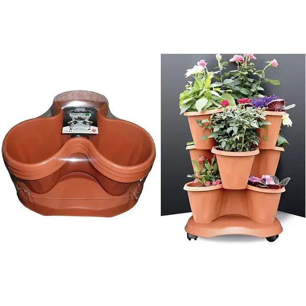 Kvetináč Trifoglio terakota