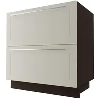 Kuchynská skrinka D2E/80/1E Quantum vanilla mat/lava