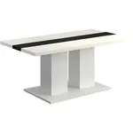 Konferenčný stolík Boston Biely/čierna