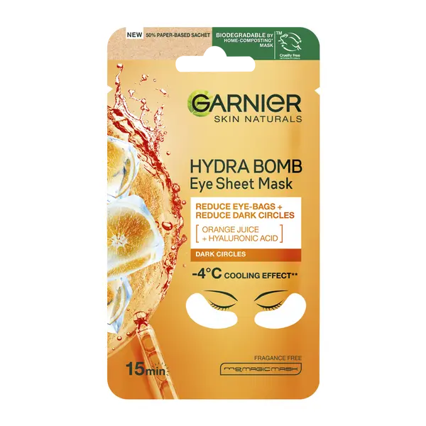 Garnier Skin Naturals povzbuzující oční maska 6 g