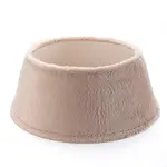 Plyšový límec na vánoční stromek béžová, 55 cm