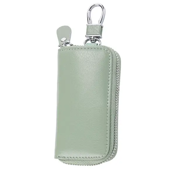 Kožené pouzdro na klíče mint