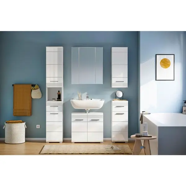 MID.YOU KOUPELNA vysoce lesklá bílá