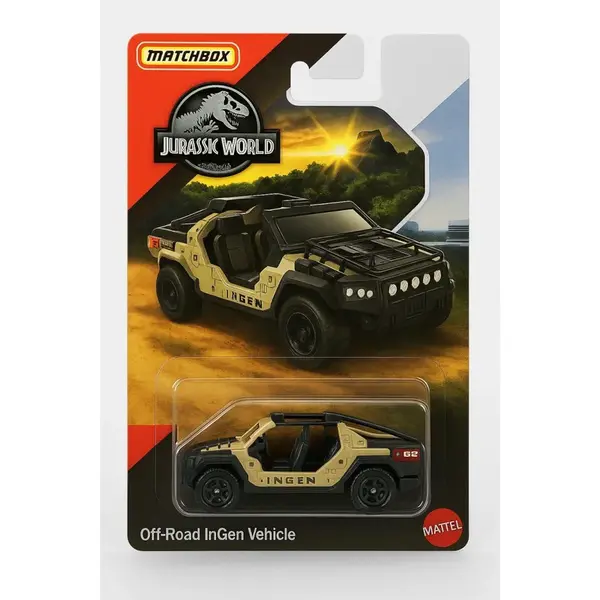 Mattel Matchbox Jurský svet dopravný prostriedok Off-road
