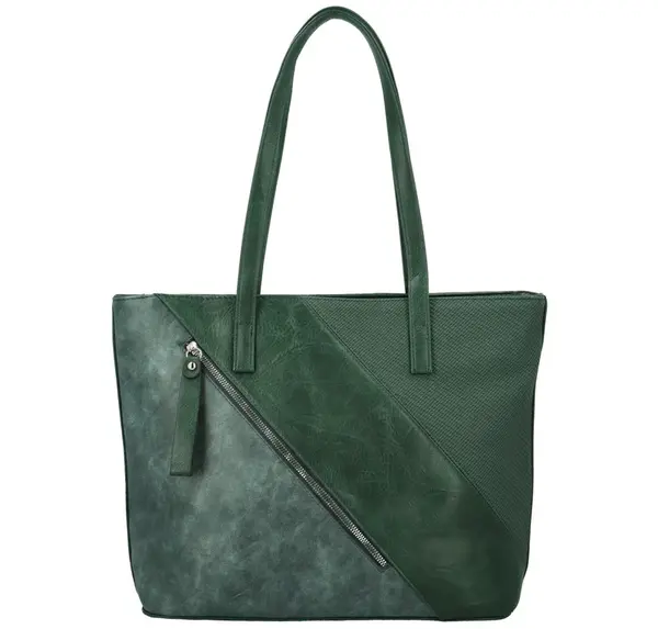 Dámska kabelka na rameno tmavo zelená - Firenze Valdema
