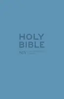 NIV Pocket Cyan Soft-tone Bible with Zip - New International Version