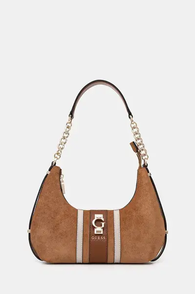 Semišová kabelka Guess ERENIA