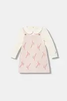 Kojenecké šaty s přídavkem vlny Guess béžová barva, S5BG11 J1300