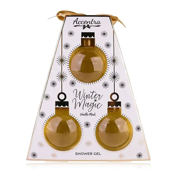 ACCENTRA Koupelový set Winter Magic Dárkové balení 3 x 150 ml