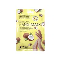 Beauty Formulas Maska na ruce s kokosovým olejem 1 pár