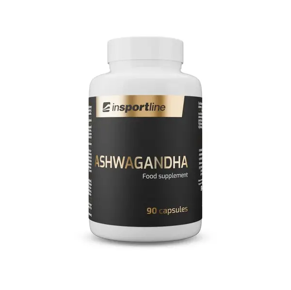 Doplněk stravy inSPORTline Ashwaganda, 90 kapslí