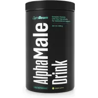 GymBeam ALPHAMALE DRINK - 400 G - ZELENÉ JABLKO Náhrada steroidů, , velikost