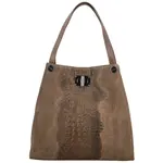 Dámska kožená kabelka na rameno taupe - Delami Vera Pelle Jasmin