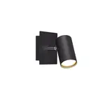 Trio 1-bodové svietidlo Marley čierne 12 x 15 x 12 cm