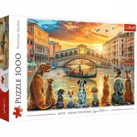 Trefl 1000-dílné puzzle: Štěňátka v Benátkách
