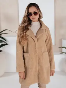 Dámský teddy kabát béžový