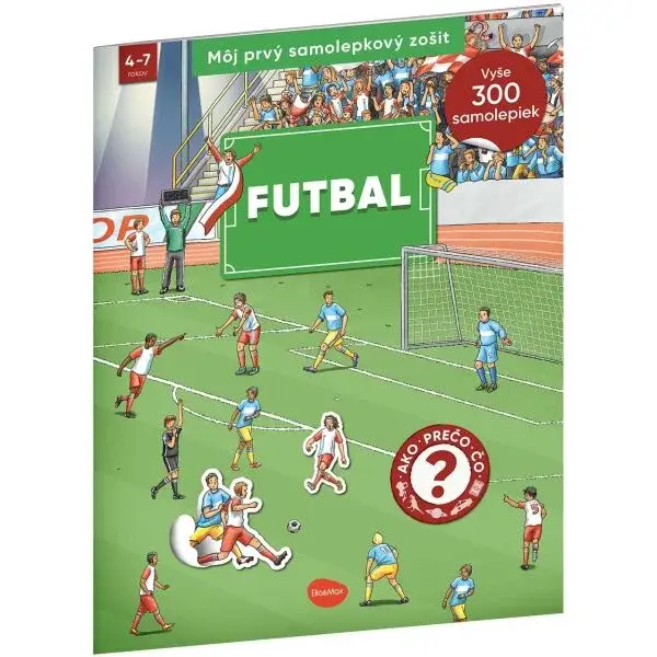 ELLA & MAX FUTBAL Môj prvý samolepkový zošit, mix, veľkosť