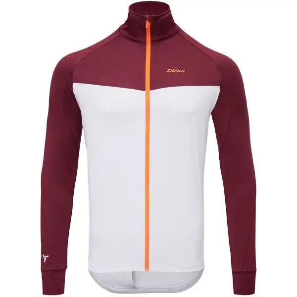 SILVINI MATESIO Pánska mikina so zapínaním po celej dĺžke, biela, veľkosť