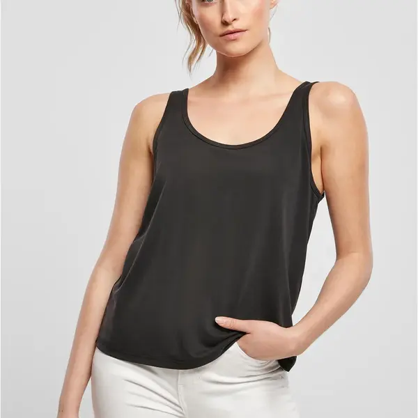 Women's Modal Loose Top Black