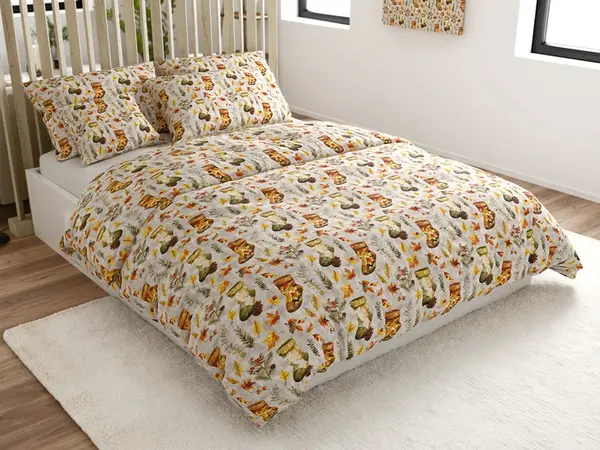 Bavlnené obliečky AUTUMN SOCKS farebné Rozmer obliečky: 70 x 90 cm | 140 x 200 cm