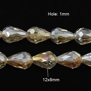 Electroplate Glass Beads Strands