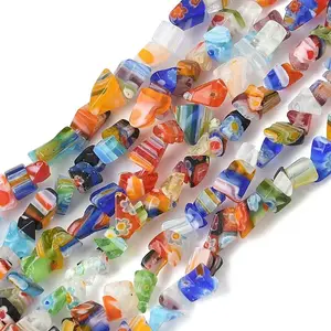 Handmade Millefiori Lampwork Beads Strands