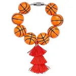 Wood Basketball Beads Pendant Decorations