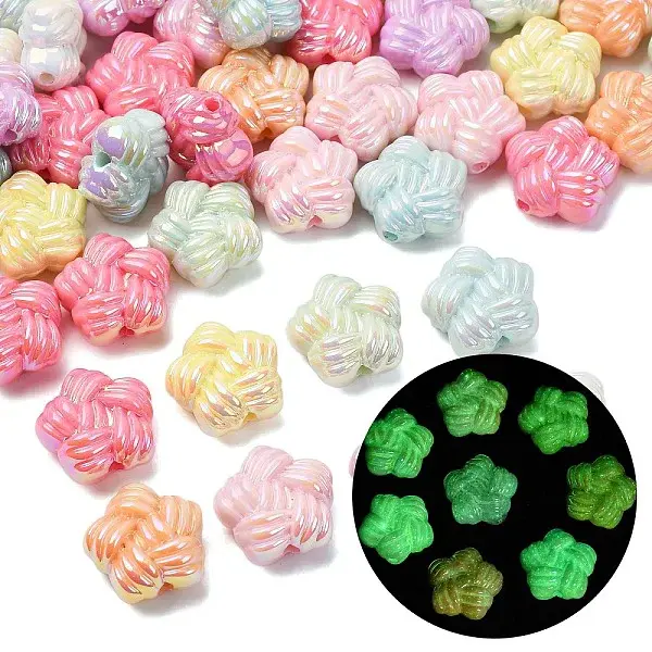 UV Plating & Luminous Opaque Acrylic Beads