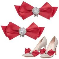 Polyester Bowknot Shoe Decorations