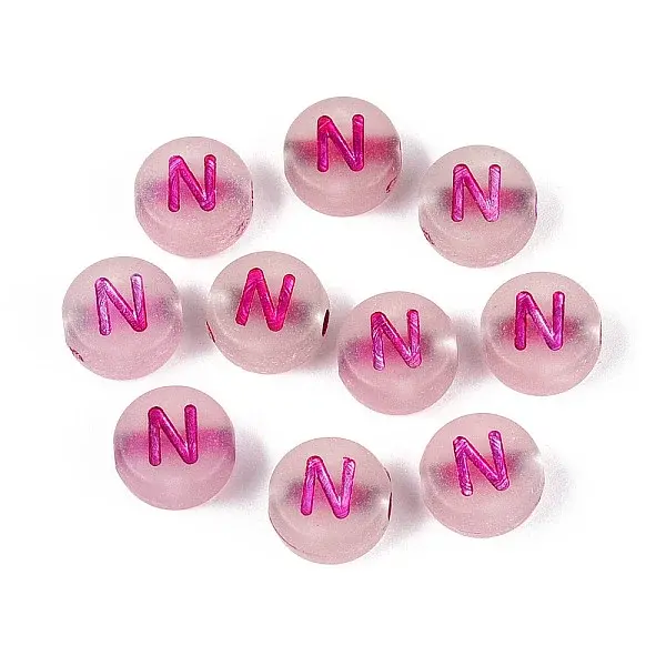 Luminous Frosted Acrylic Beads