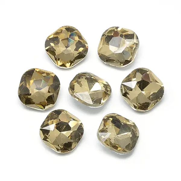 Pointed Back Glass Rhinestone Cabochons