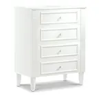 Vysoká komoda lexi - biela