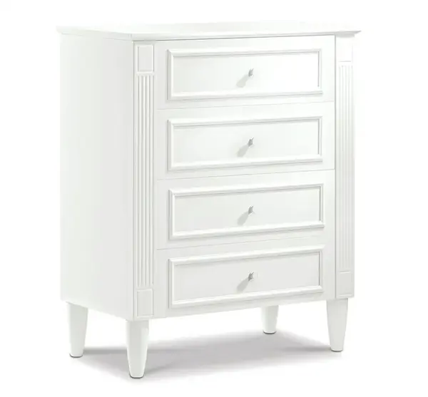 Vysoká komoda lexi - biela