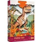 Trefl Puzzle 160 Výroční - Paper Art: Dinosaurus