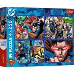 Trefl Puzzle 4x250 Supermanova odvaha