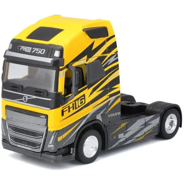 Bburago 1:43 Haulers Custom Cabs Volvo FH16 Globetrotter 750 XXL Yellow