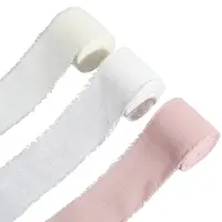3 Rolls 3 Colors Cotton Ribbon
