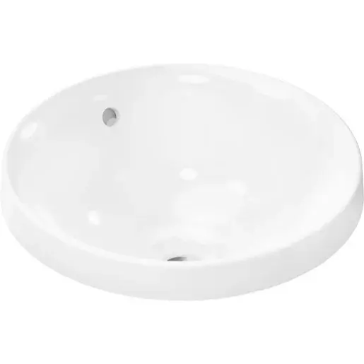 Hansgrohe Xuniva S zápustné umývadlo 40x40 cm bez otvoru pre batériu, s prepadom 61054450