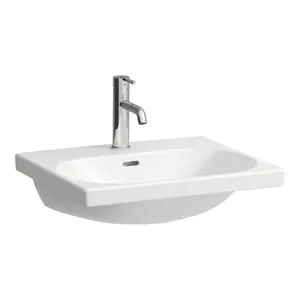 Laufen Lua umývadlo 55x46 cm otvor pre batériu uprostred H8100820001041