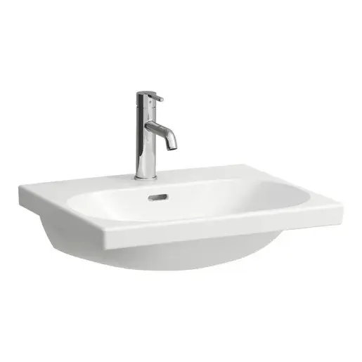 Laufen Lua umývadlo 55x46 cm otvor pre batériu uprostred H8100820001041