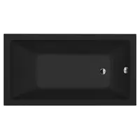 Obdĺžniková vaňa Polysan Noemi 150x80 cm akrylát ľavá aj pravá čierna matná 71727.21